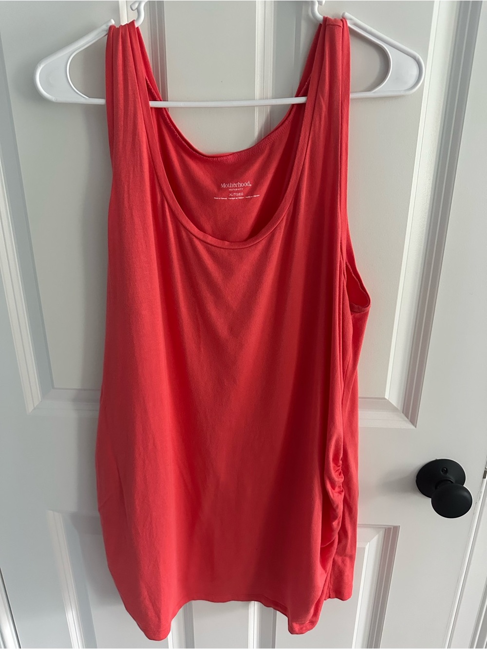 Motherhood Maternity Coral Scoop Neck Tank